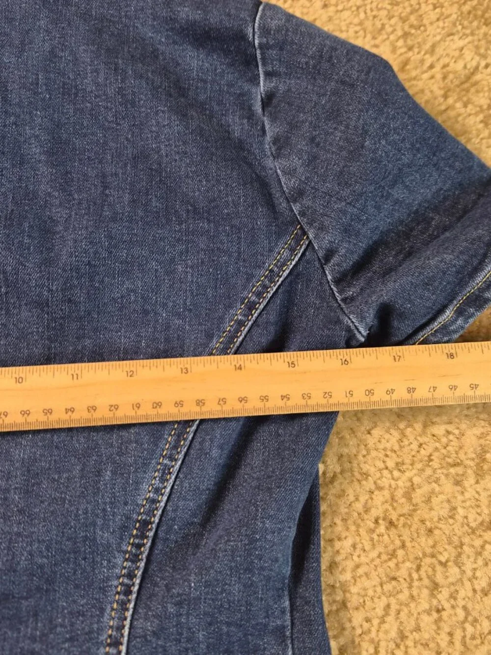 Zara Dark Blue Denim Mini Dress - Picture 8 of 13
